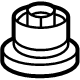 Mercedes-Benz 000-998-53-03 Engine Cover Insulator Mercedes-Benz 000-998-53-03 Engine Cover Insulator