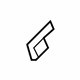 Mercedes-Benz 251-691-07-14 Windshield Pillar Trim Bracket Mercedes-Benz 251-691-07-14 Windshield Pillar Trim Bracket