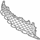 Mercedes-Benz 172-885-15-23 Lower Grille Mercedes-Benz 172-885-15-23 Lower Grille