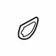 Mercedes-Benz 215-766-03-05 Handle, Outside Pad Mercedes-Benz 215-766-03-05 Handle, Outside Pad