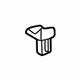 Mercedes-Benz 203-815-00-14-1A26 Coat Hook Mercedes-Benz 203-815-00-14-1A26 Coat Hook