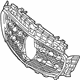 Mercedes-Benz 213-888-01-23-64 Grille Mercedes-Benz 213-888-01-23-64 Grille