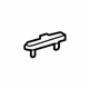 Mercedes-Benz 218-650-00-55 Headliner Mount Bracket Mercedes-Benz 218-650-00-55 Headliner Mount Bracket