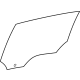 Mercedes-Benz 295-735-11-00 Moveable Glass Mercedes-Benz 295-735-11-00 Moveable Glass