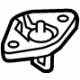 Mercedes-Benz 190-880-76-02 HOOD CATCH