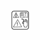 Mercedes-Benz 000-584-20-10 Warning Label Mercedes-Benz 000-584-20-10 Warning Label