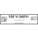 Mercedes-Benz 000-584-38-09 Caution Label Mercedes-Benz 000-584-38-09 Caution Label