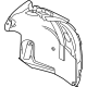 Mercedes-Benz 296-680-09-06 Rear Fender Liner Mercedes-Benz 296-680-09-06 Rear Fender Liner