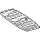 Mercedes-Benz 243-610-44-01 Rear Floor Pan Mercedes-Benz 243-610-44-01 Rear Floor Pan