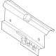 Mercedes-Benz 295-690-44-00-9051 Sill Cover Mercedes-Benz 295-690-44-00-9051 Sill Cover