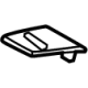 Mercedes-Benz 167-920-49-12-1D03 Seat Belt Guide Cover Mercedes-Benz 167-920-49-12-1D03 Seat Belt Guide Cover