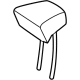 Mercedes-Benz 296-970-44-00-1D01 Headrest, Center Mercedes-Benz 296-970-44-00-1D01 Headrest, Center