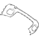 Mercedes-Benz 247-885-34-04-64 COVER, BUMPER AREA