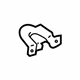Mercedes-Benz 212-860-01-14 HOLDER Mercedes-Benz 212-860-01-14 HOLDER