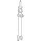 Mercedes-Benz 214-320-53-01 SHOCK-ABSORBER STRUT Mercedes-Benz 214-320-53-01 SHOCK-ABSORBER STRUT