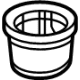 Mercedes-Benz 190-810-00-28 Ashtray Insert Mercedes-Benz 190-810-00-28 Ashtray Insert