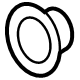 Mercedes-Benz 463-822-02-18 Parking Sensor Ring Mercedes-Benz 463-822-02-18 Parking Sensor Ring
