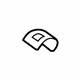 Mercedes-Benz 204-920-01-86-64-9051 Latch Cover Mercedes-Benz 204-920-01-86-64-9051 Latch Cover