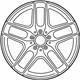 Mercedes-Benz 253-401-36-00-7X21 Wheel, Alloy Mercedes-Benz 253-401-36-00-7X21 Wheel, Alloy