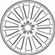 Mercedes-Benz 253-401-19-00-64-7X21 Wheel, Alloy Mercedes-Benz 253-401-19-00-64-7X21 Wheel, Alloy