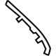 Mercedes-Benz 295-885-31-02 Lower Molding Mercedes-Benz 295-885-31-02 Lower Molding