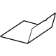 Mercedes-Benz 254-680-96-02 Storage Tray Mercedes-Benz 254-680-96-02 Storage Tray