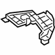Mercedes-Benz 166-885-13-14 Trim Cover Bracket Mercedes-Benz 166-885-13-14 Trim Cover Bracket