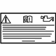 Mercedes-Benz 642-221-12-01 Caution Label Mercedes-Benz 642-221-12-01 Caution Label