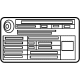 Mercedes-Benz 213-584-15-09 Tire Pressure Label Mercedes-Benz 213-584-15-09 Tire Pressure Label
