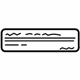 Mercedes-Benz 211-584-11-38 Label Mercedes-Benz 211-584-11-38 Label