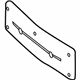 Mercedes-Benz 166-885-03-81 License Bracket Mercedes-Benz 166-885-03-81 License Bracket