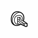 Mercedes-Benz 210-766-00-56-64 Lock Cylinder Cap Mercedes-Benz 210-766-00-56-64 Lock Cylinder Cap