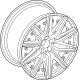 Mercedes-Benz 192-400-10-00 EXCHANGE SPOKE WHEEL Mercedes-Benz 192-400-10-00 EXCHANGE SPOKE WHEEL