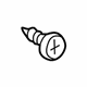 Mercedes-Benz 000000-000528 Kick Panel Trim Screw Mercedes-Benz 000000-000528 Kick Panel Trim Screw