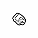 Mercedes-Benz 140-988-09-78 Windshield Pillar Trim Clip Mercedes-Benz 140-988-09-78 Windshield Pillar Trim Clip
