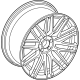 Mercedes-Benz 192-401-19-00-7X21 EXCHANGE SPOKE WHEEL