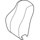 Mercedes-Benz 167-910-26-05-3D16 Seat Back Cover Mercedes-Benz 167-910-26-05-3D16 Seat Back Cover