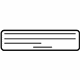 Mercedes-Benz 164-584-00-17 Label Mercedes-Benz 164-584-00-17 Label