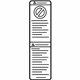Mercedes-Benz 211-817-23-20 Air Bag Label Mercedes-Benz 211-817-23-20 Air Bag Label