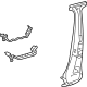 Mercedes-Benz 167-630-41-04 Center Pillar Reinforcement Mercedes-Benz 167-630-41-04 Center Pillar Reinforcement