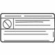 Mercedes-Benz 166-584-00-26 INFORMATION LABEL Mercedes-Benz 166-584-00-26 INFORMATION LABEL