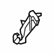 Mercedes-Benz 176-920-01-24 Hinge Assembly Mercedes-Benz 176-920-01-24 Hinge Assembly