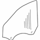 Mercedes-Benz 203-725-23-10 Door Glass Mercedes-Benz 203-725-23-10 Door Glass