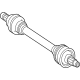Mercedes-Benz 118-350-33-00-64 REAR AXLE SHAFT