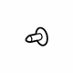 Mercedes-Benz 006-990-09-12 Lower Deflector Screw Mercedes-Benz 006-990-09-12 Lower Deflector Screw