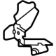 Mercedes-Benz 177-620-87-00 Lower Crossmember Mercedes-Benz 177-620-87-00 Lower Crossmember