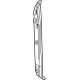 Mercedes-Benz 167-889-00-00 Rear Cover Mercedes-Benz 167-889-00-00 Rear Cover