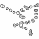 Mercedes-Benz 463-880-01-75-64 Brush Guard Bracket Mercedes-Benz 463-880-01-75-64 Brush Guard Bracket