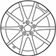 Mercedes-Benz 6-6-03-1108 Wheel, Alloy Mercedes-Benz 6-6-03-1108 Wheel, Alloy
