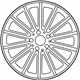 Mercedes-Benz 292-401-18-00-7X21 Wheel, Alloy Mercedes-Benz 292-401-18-00-7X21 Wheel, Alloy